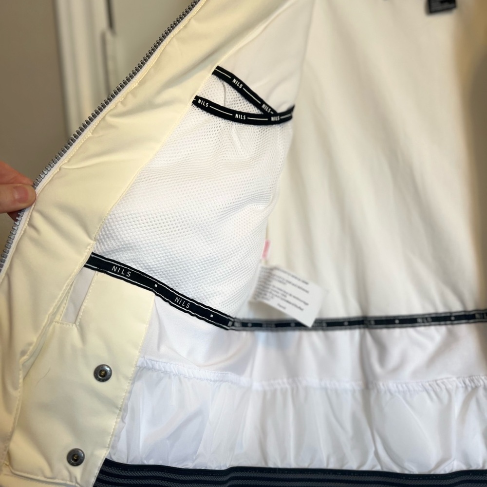 Brand NEW Nils Skiing or Snowboarding Jacket ⛷️ 🏂 ~ Crème + Size 10P with hood - Picture 5 of 10